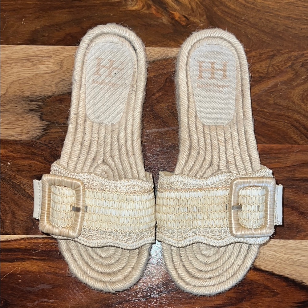 Haute Hippie Espadrille Rattan Sandals